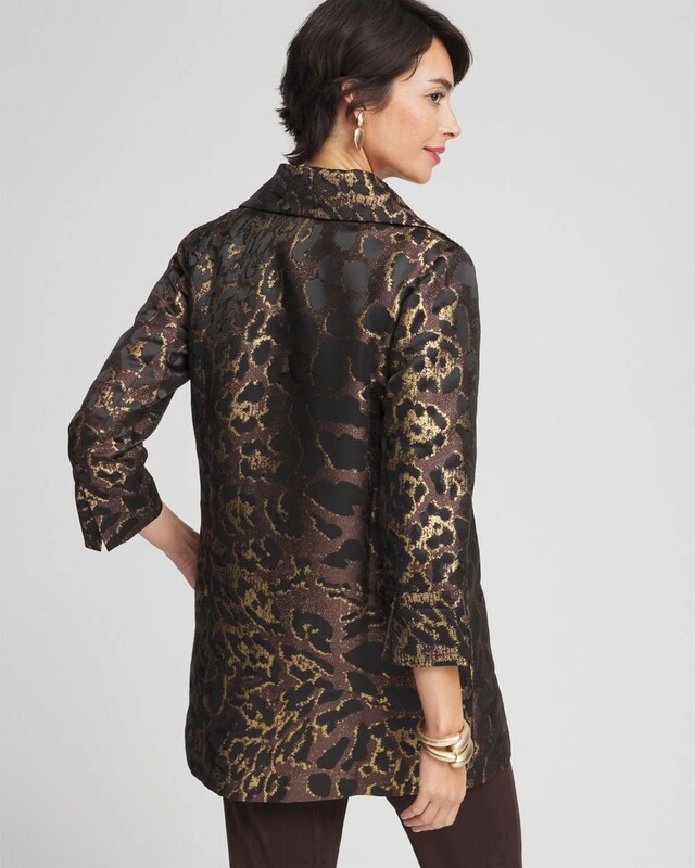 Travelers Collection Cheetah Glam Jacket - image 3